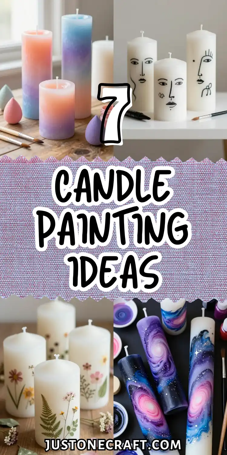 Candle Painting Ideas That Add Instant Charm 2 Candle Painting Ideas