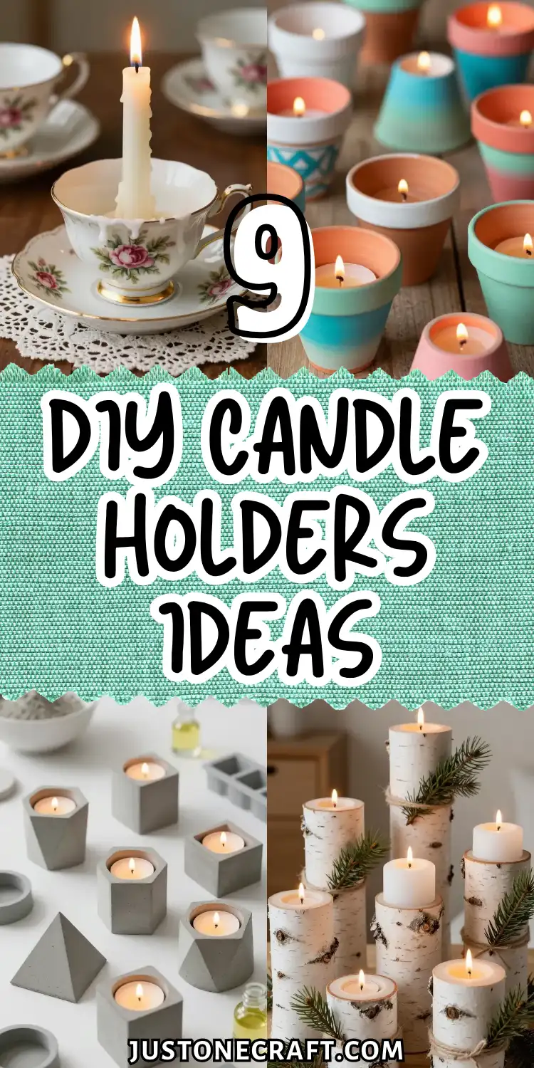 What Makes These DIY Candle Holders So Irresistibly Beautiful? 2 DIY Candle Holders