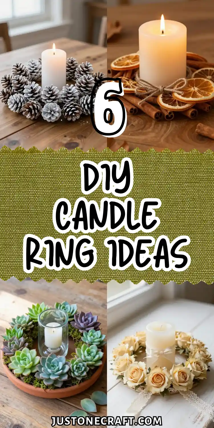 6 Stunning DIY Candle Ring Ideas on a Budget 2 DIY Candle Ring