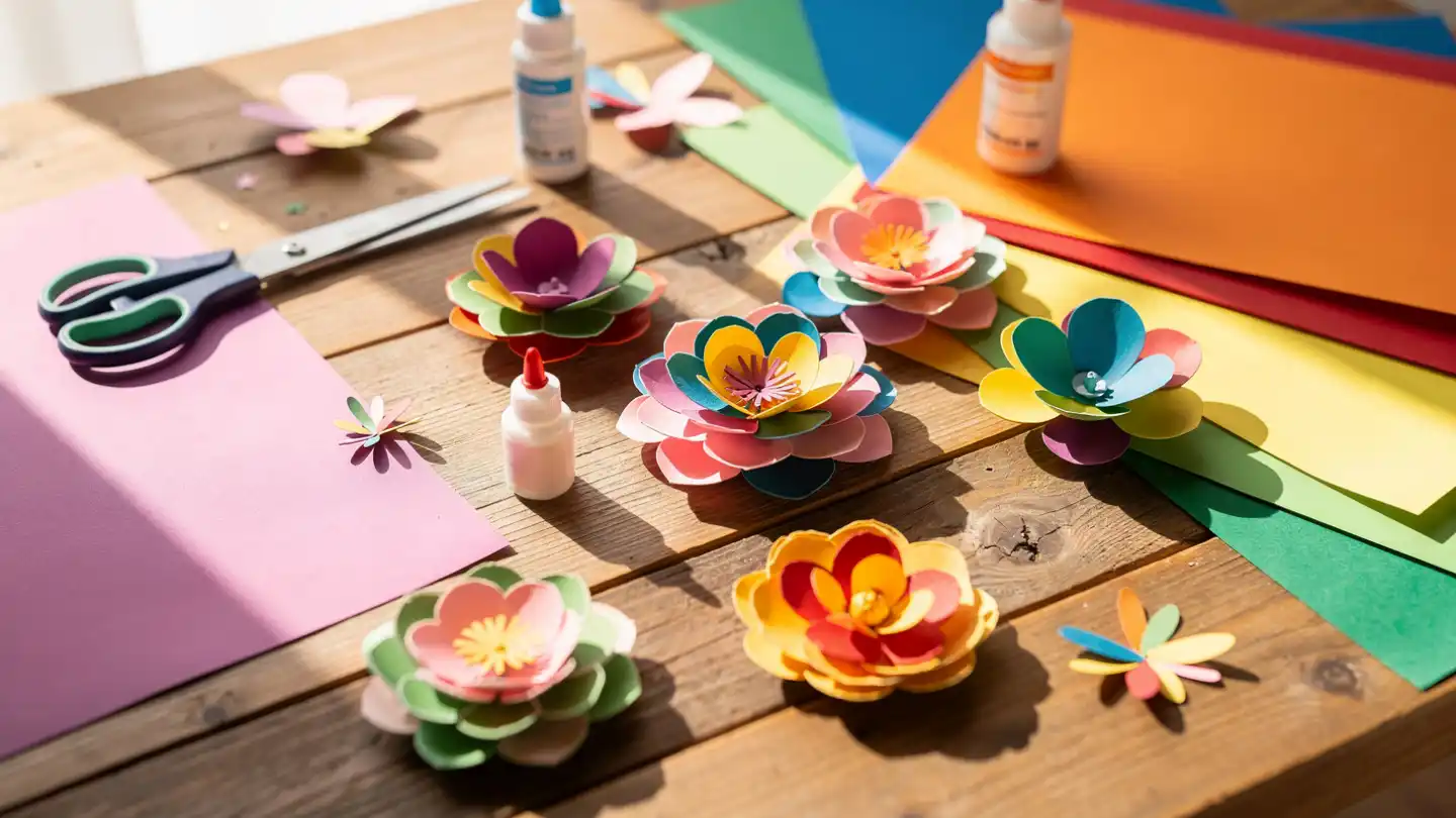 How to Make Flowers Out of Paper