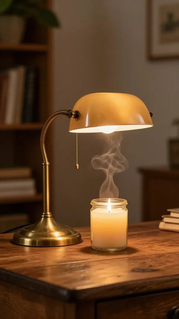 Stylish Candle Warmer Lamp: 5 Ideas for Any Room 3 Vintage Desk Lamp Transformation With Halogen Bulb