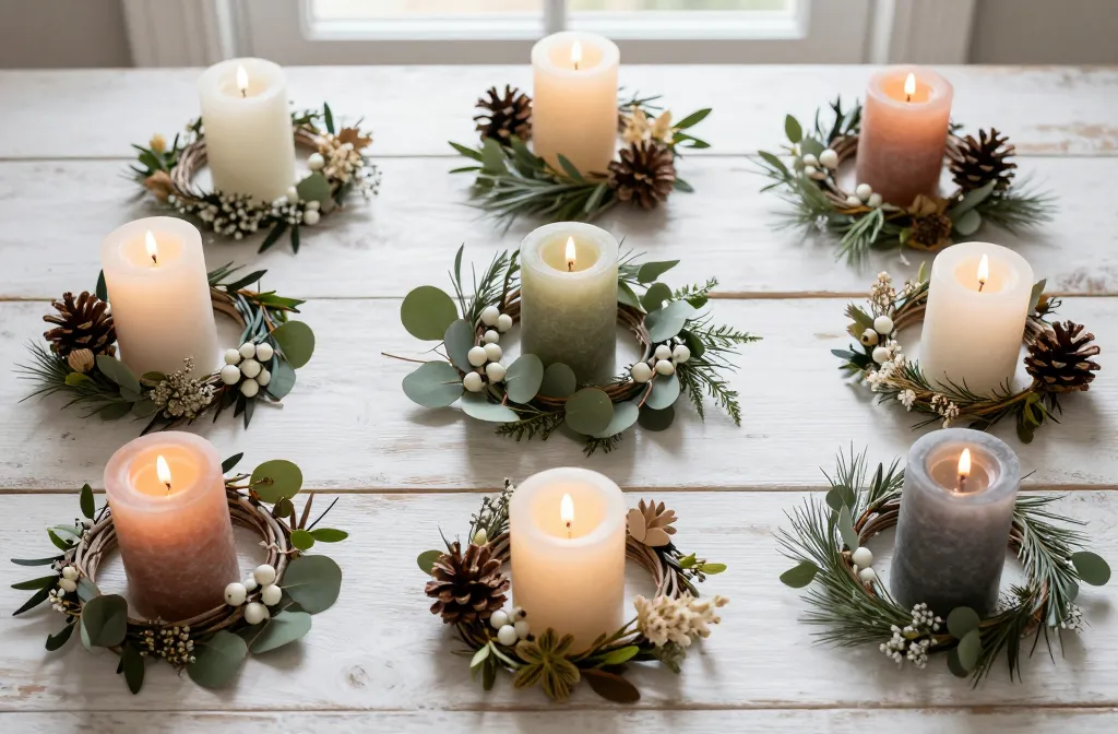 6 DIY Candle Ring ideas