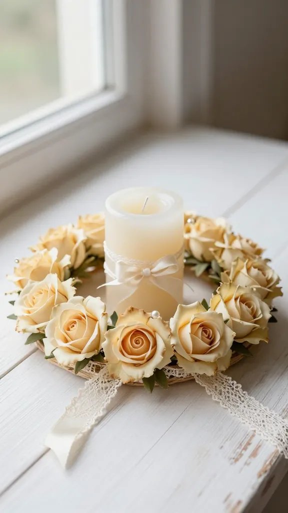6 Stunning DIY Candle Ring Ideas on a Budget 6 Vintage Book Page Rose Candle Ring for the Romantics