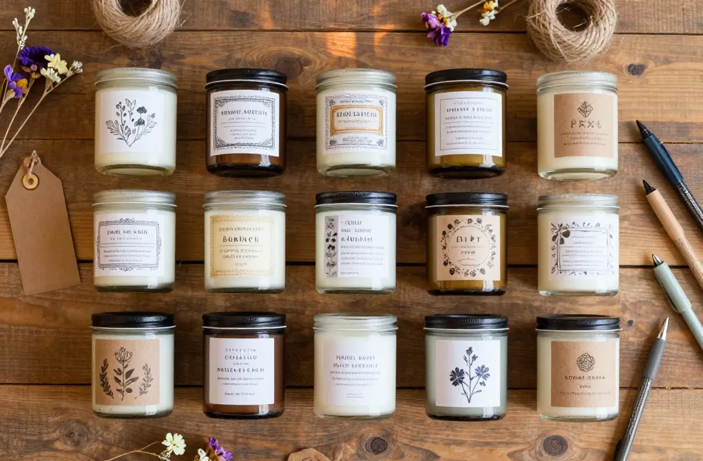9 DIY Candle Labels ideas