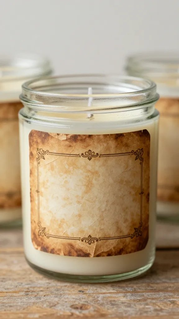 Are You Missing This Trick for Stunning DIY Candle Labels? 3 Vintage Apothecary Labels With Aged Paper