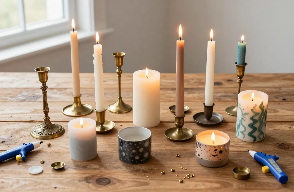 8 DIY Candle Sticks ideas