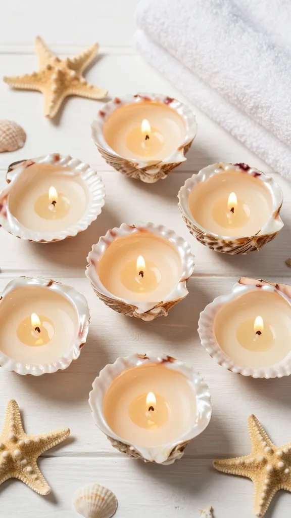 DIY Candle Molds Ideas That Look Surprisingly Expensive 2 Seashell Tea Light Holders That Scream Coastal Vibes