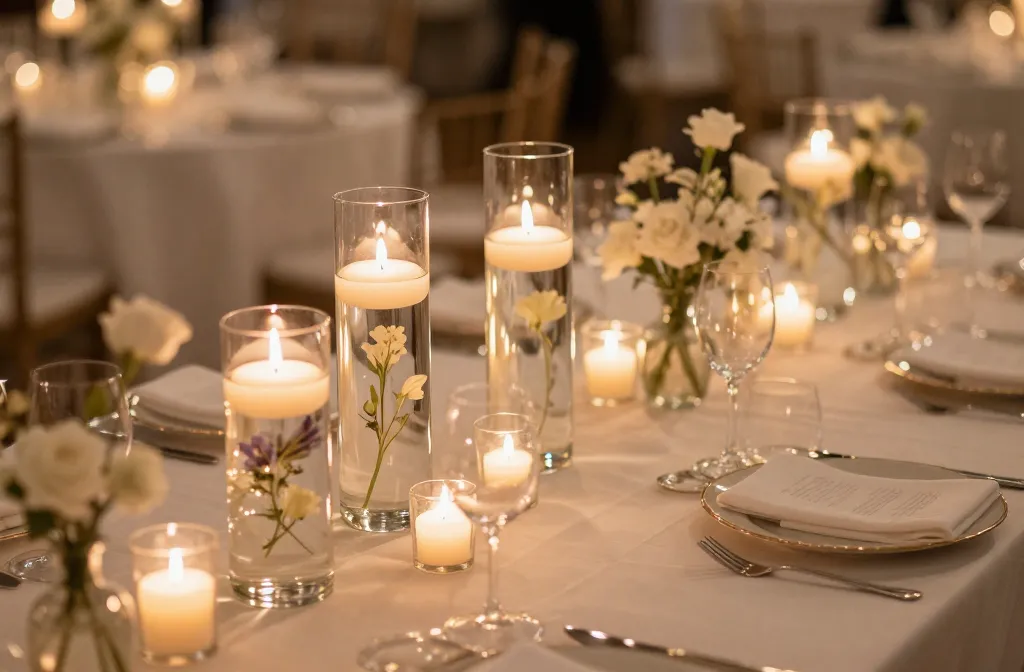6 Candle Wedding Centerpieces ideas