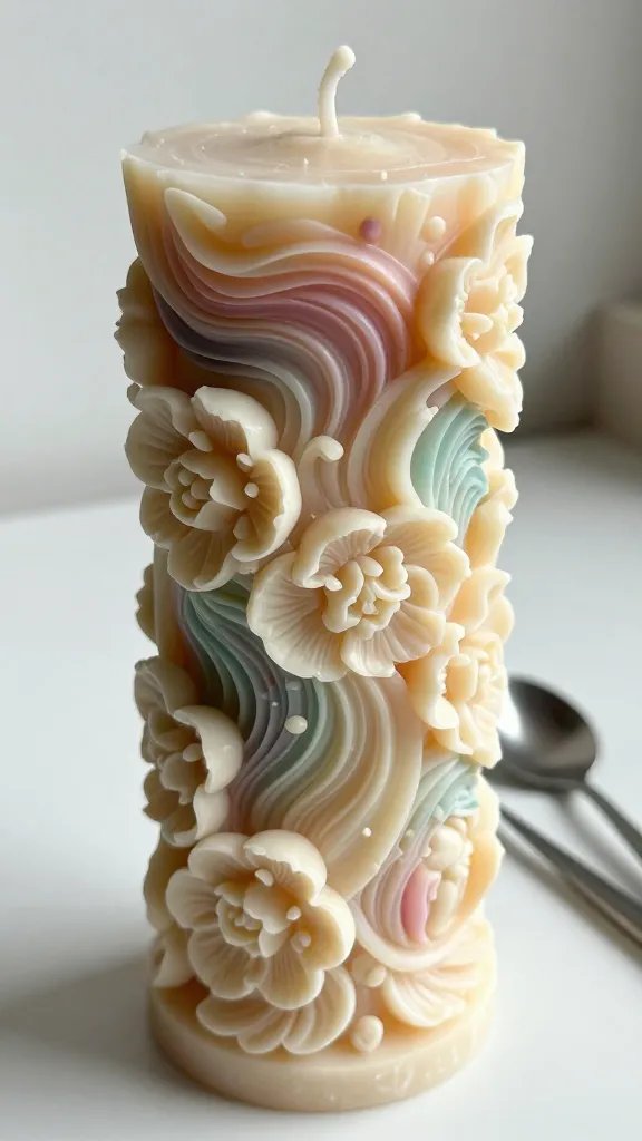 8 Candle Art Ideas to Elevate Your Home Decor 8 Carved Sculptural Candles With Artistic Flair