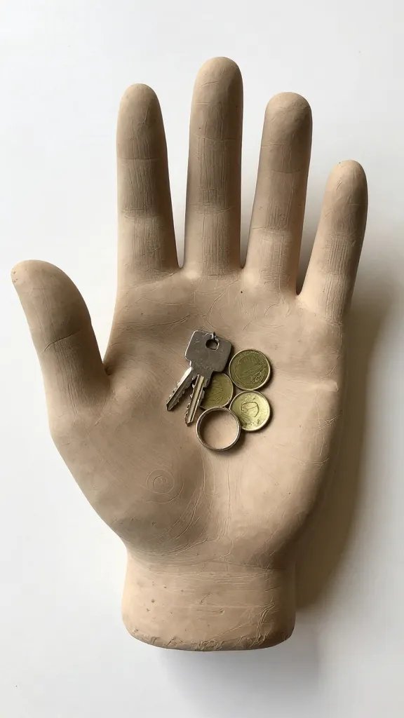 DIY Clay Ideas That Are Simple & Stylish 8 Sculpted Clay Catchall Tray Shaped Like A Hand
