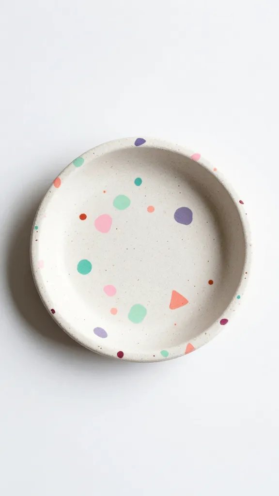 Terrazzo-Style Confetti Clay Catchall