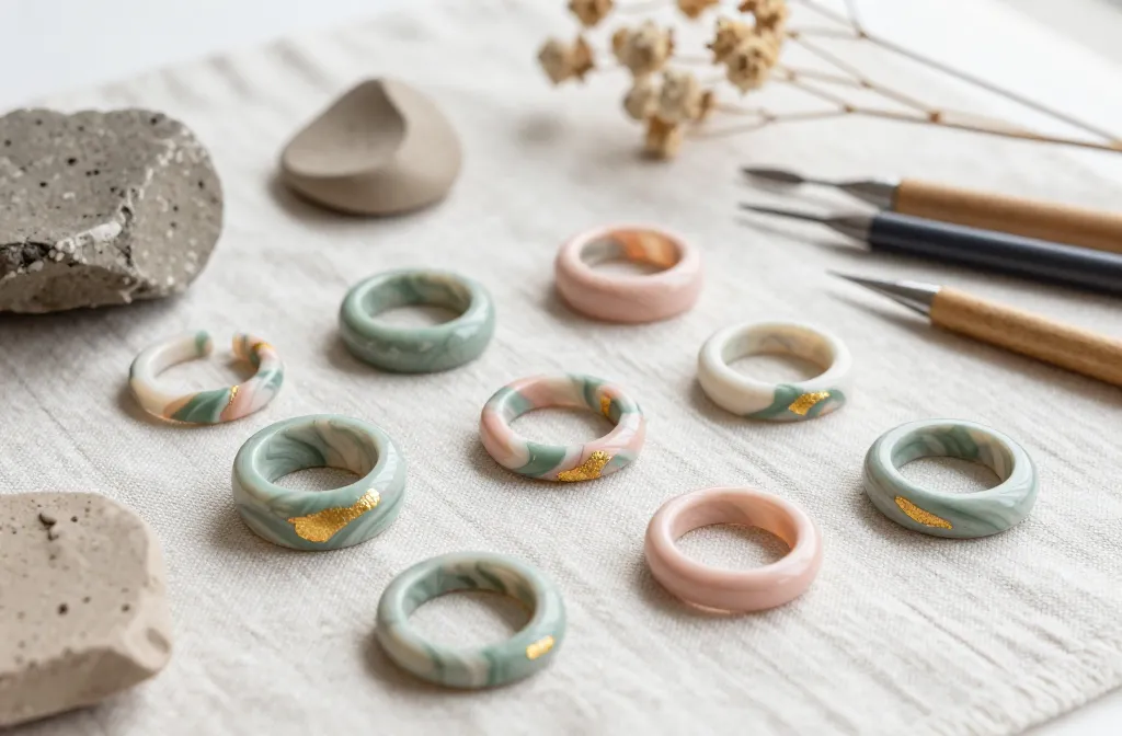 9 DIY Clay Rings ideas