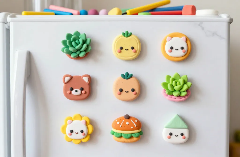 Home 11 7 DIY Clay Fridge Magnets ideas