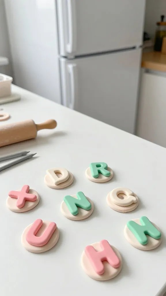 Personalized Initial and Name Magnets