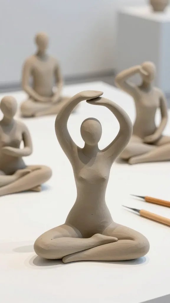 DIY Clay Figures: 6 Creative Ideas to Try 5 Abstract Human Form Sculptures