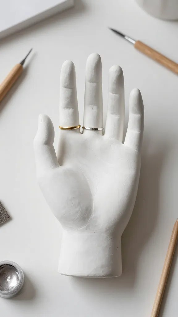 DIY Clay Figures: 6 Creative Ideas to Try 7 Decorative Hand Sculptures For Ring Storage