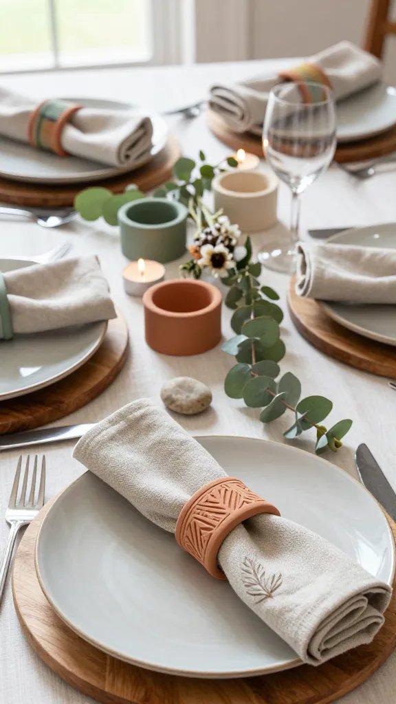 18 DIY Clay Crafts Ideas: Easy Rings, Dishes, Keychains, and More 11 Handmade Clay Napkin Rings For Special Occasions