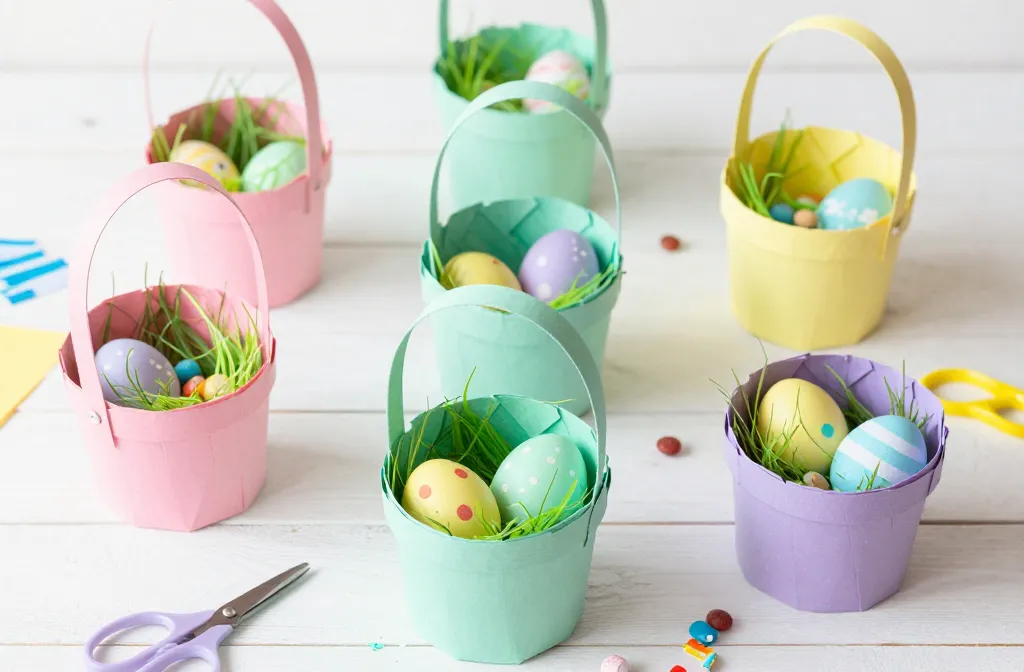 9 DIY Paper Easter Basket ideas