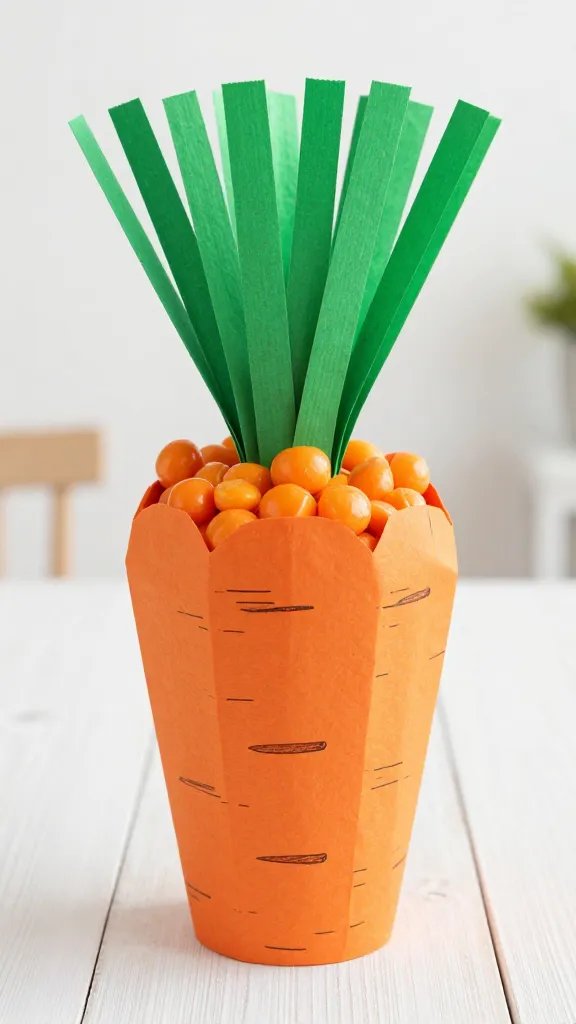 Paper Bag Carrot Basket