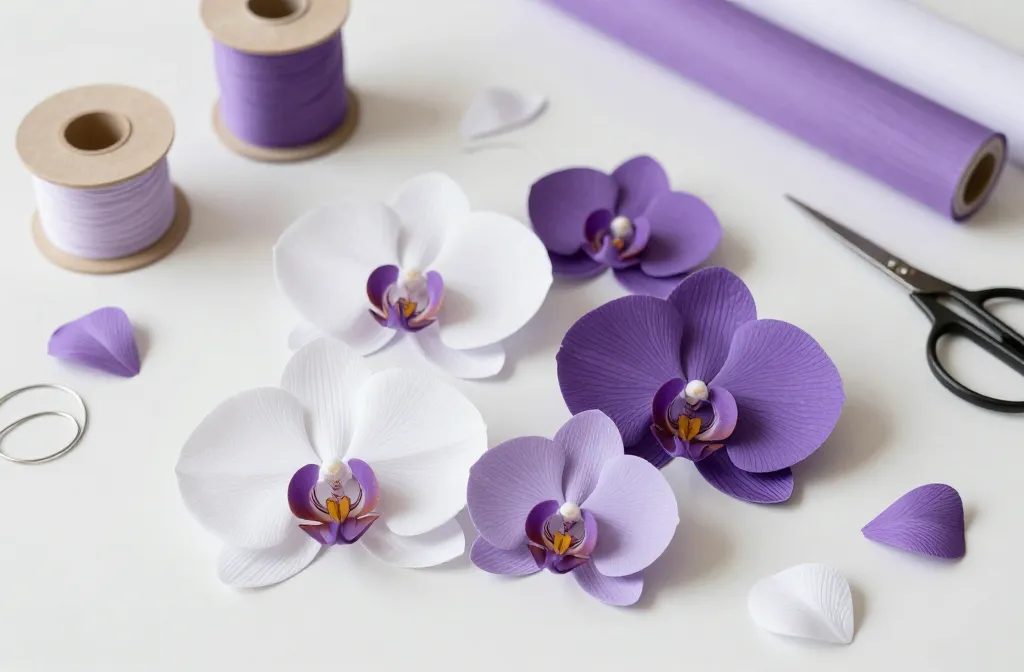 5 DIY Paper Orchid ideas