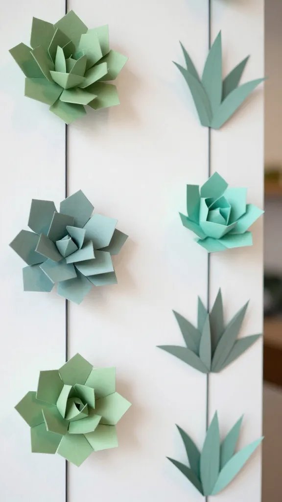 8 DIY Paper Vines Ideas for a Fresh Aesthetic 8 Climbing Rose Vine for Mirrors and Frames