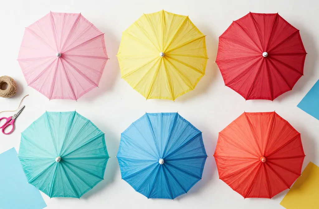 9 DIY Paper Umbrella ideas