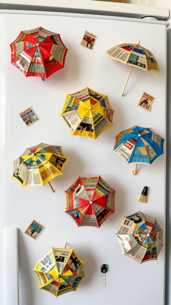Newspaper Comic Strip Umbrella Magnets