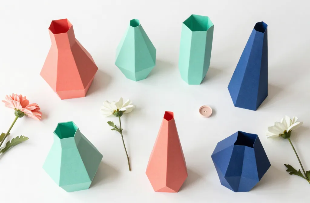 8 DIY Paper Vase ideas