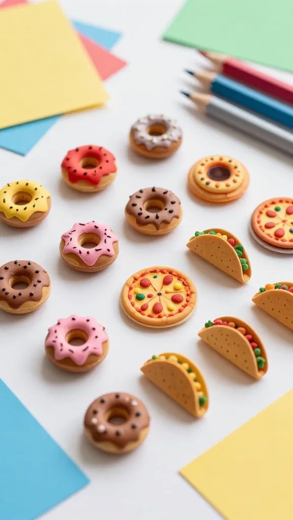 Miniature Food Squishy Collection