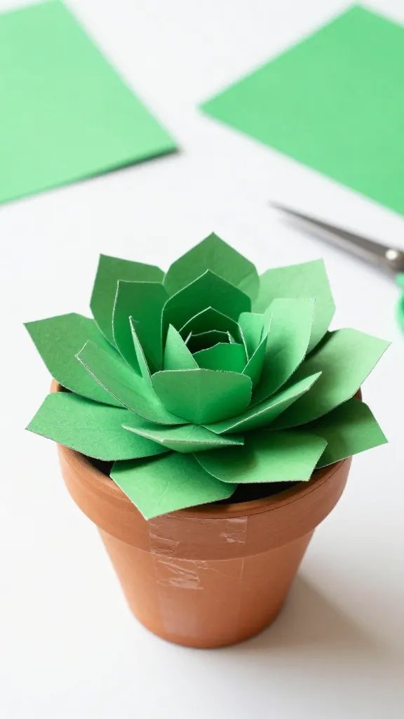Succulent Plant Squishy With Textured Leaves