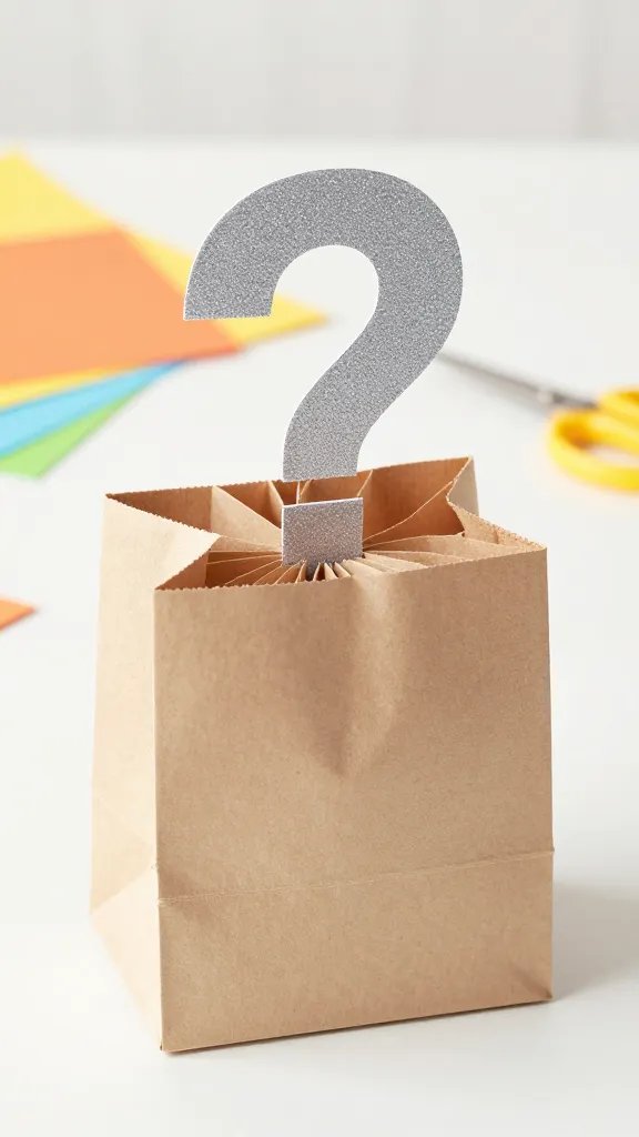 9 DIY Paper Blind Bags for Cute Surprises 7 Pop-Up Question Mark Bags
