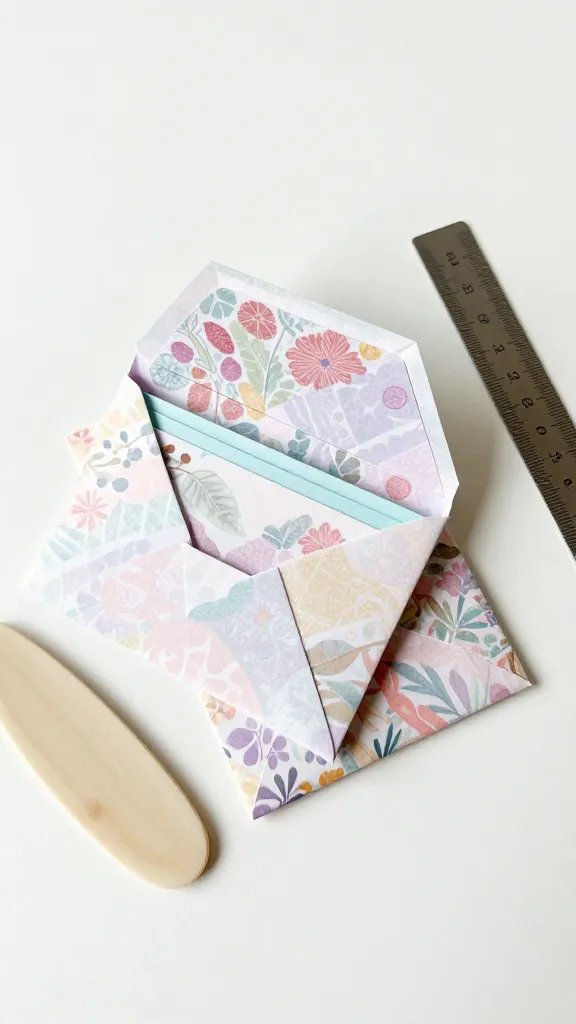 Origami Envelope Wallet With Secret Pockets