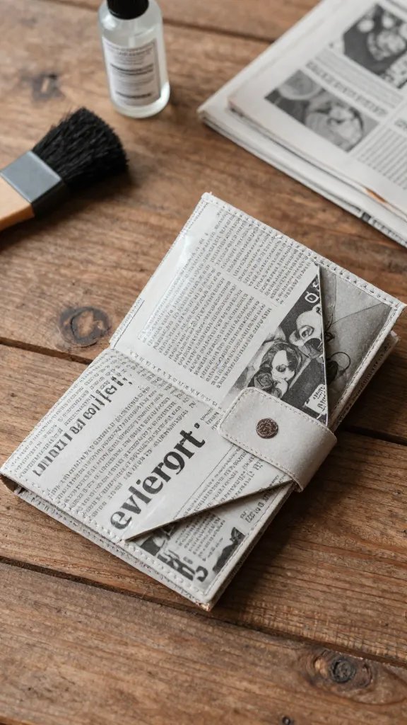 Newspaper Origami Bifold Wallet