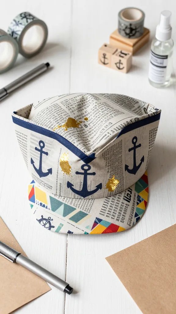 DIY Paper Hat Ideas for Creative Fun 2 Vintage Newspaper Sailor Hat With a Modern Twist