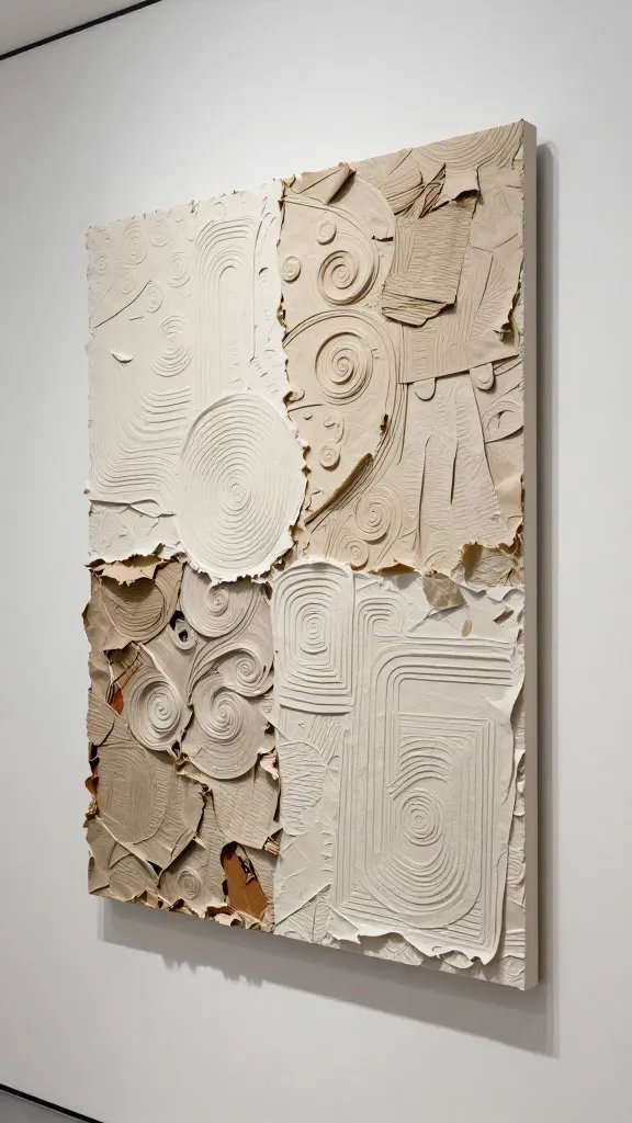 DIY Paper Mache Ideas That Look Surprisingly Stylish 10 Textured Wall Art Panels