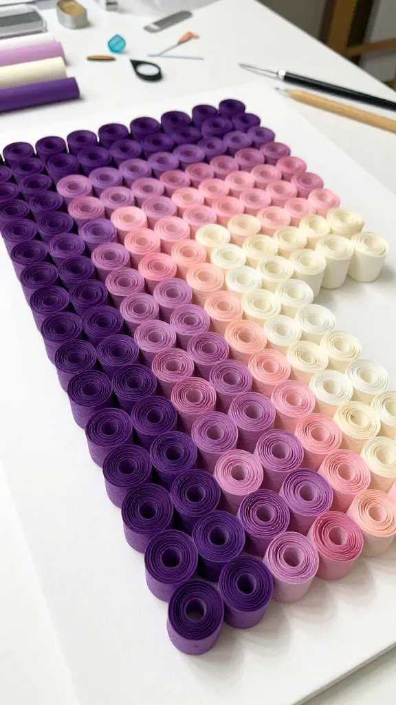 7 DIY Paper Room Decor Ideas You’ll Love 6 Rolled Paper Wall Art Canvas
