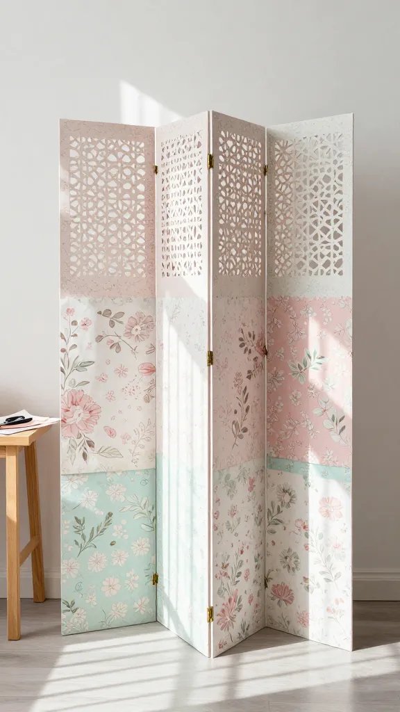 7 DIY Paper Room Decor Ideas You’ll Love 8 Accordion-Fold Paper Room Divider