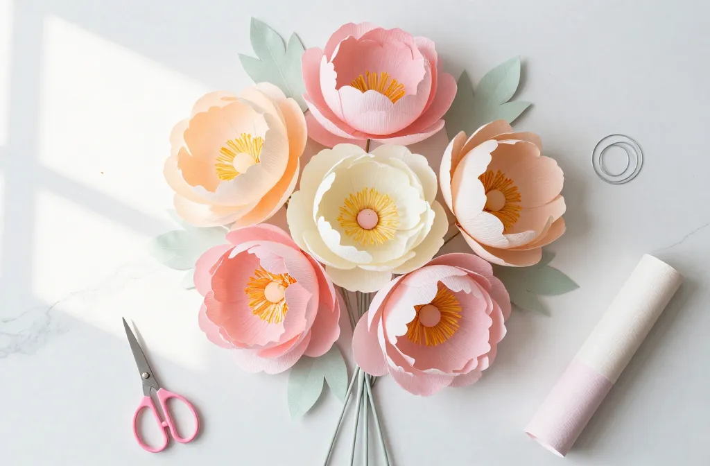 6 DIY Paper Bouquet ideas