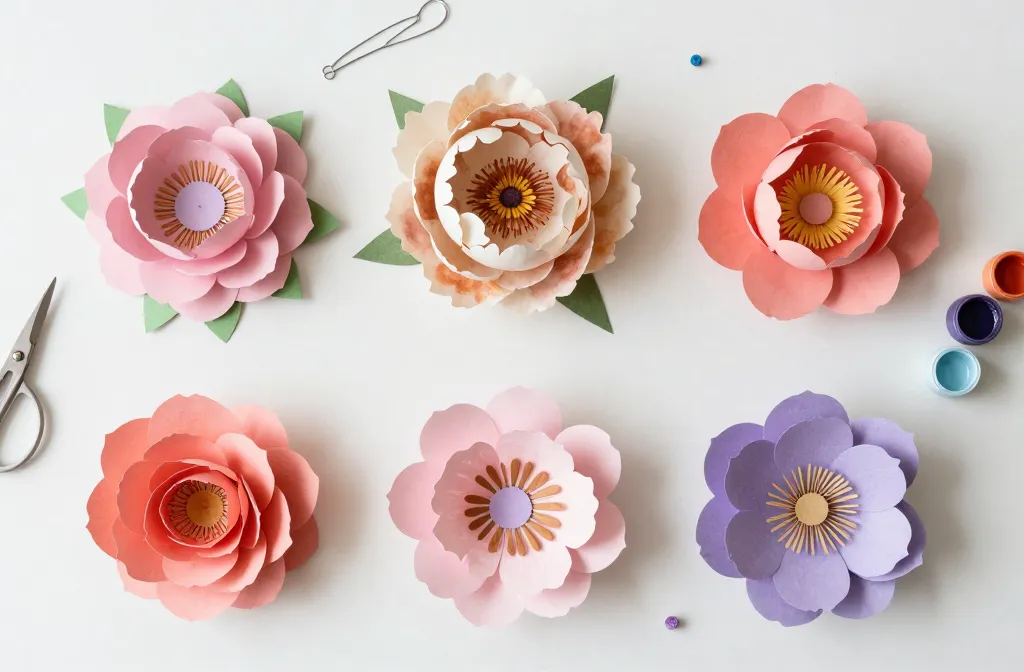 5 DIY Paper Flower Bouquet ideas