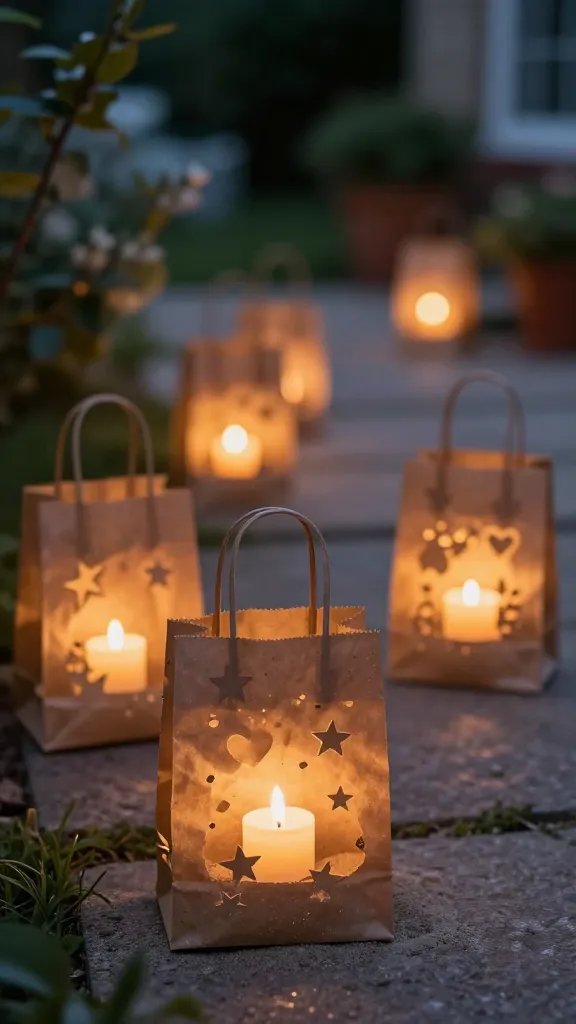 Vintage-Style Luminaries for Dreamy Outdoor Lighting
