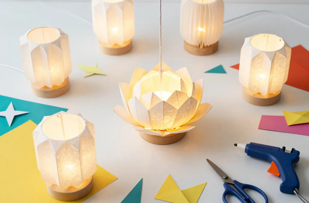 7 DIY Paper Lamp ideas