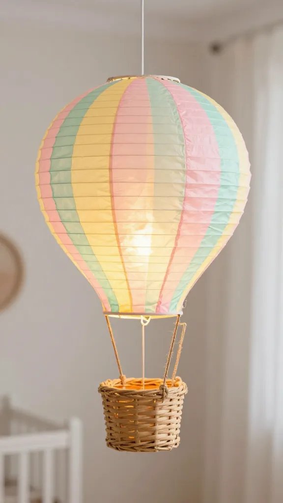 7 DIY Paper Lamp Ideas You’ll Love 5 Whimsical Hot Air Balloon Nursery Lamp