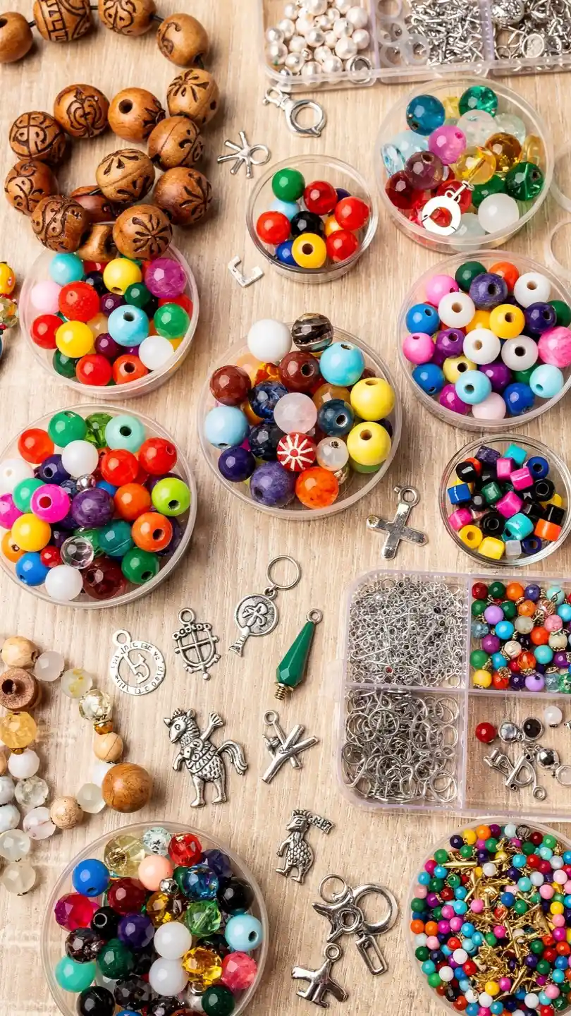 Best Materials for DIY Craft Projects: A Simple Guide for Beginners 9 Beads and Charms
