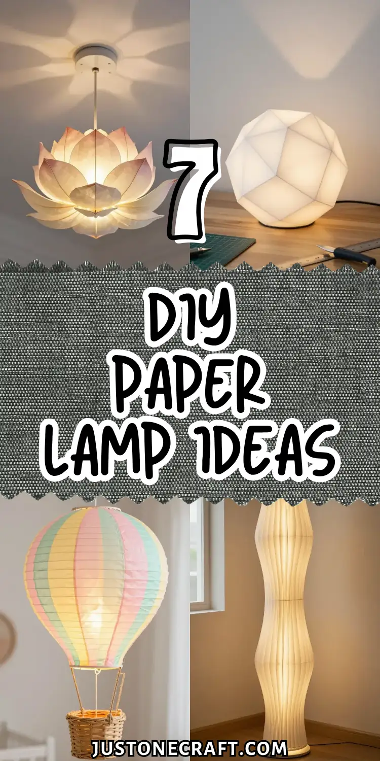 7 DIY Paper Lamp Ideas You’ll Love 2 DIY Paper Lamp Ideas