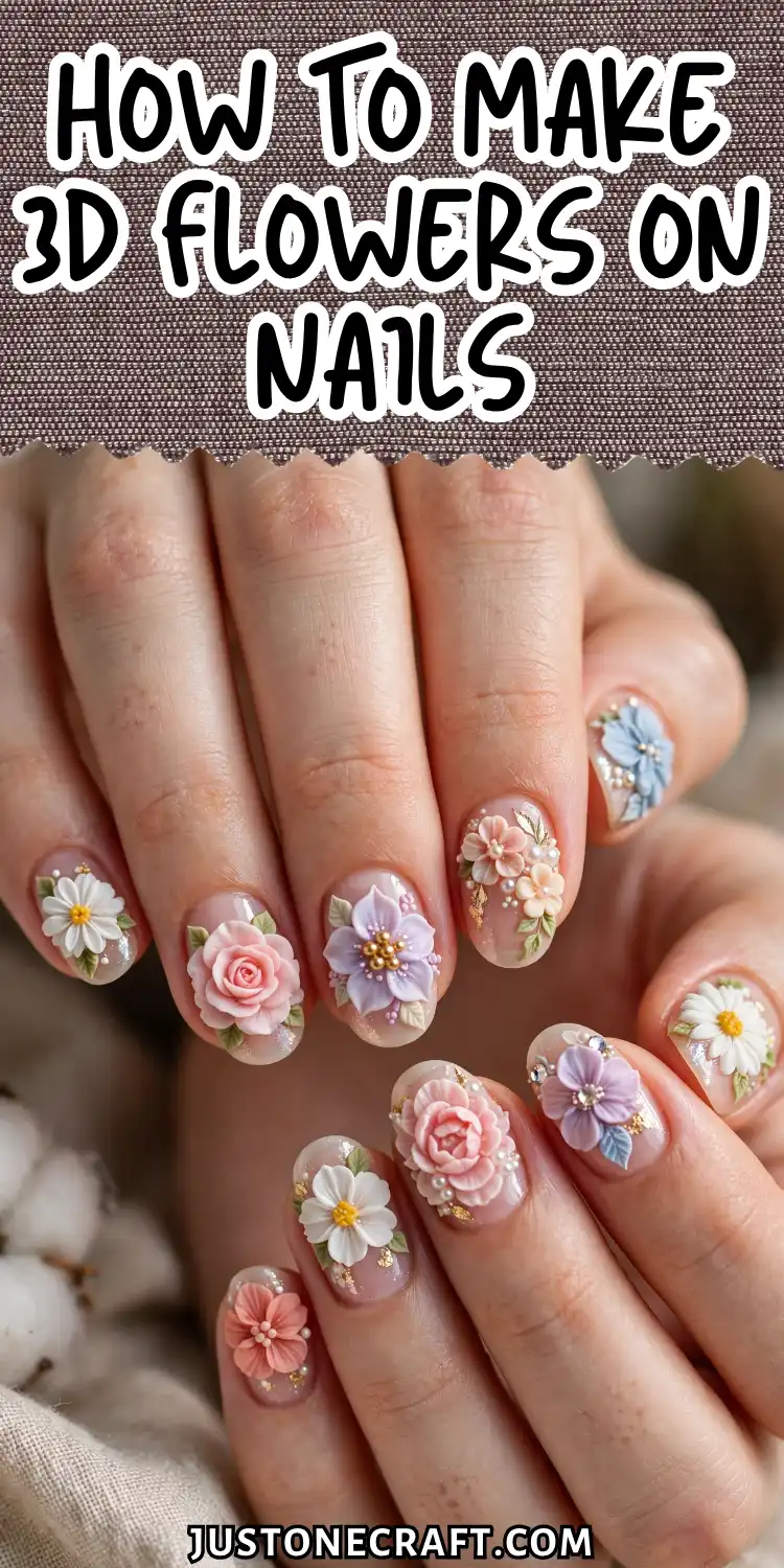 How to Make 3D Flowers on Nails That Look Salon-Perfect 1 How to Make 3d Flowers on Nails