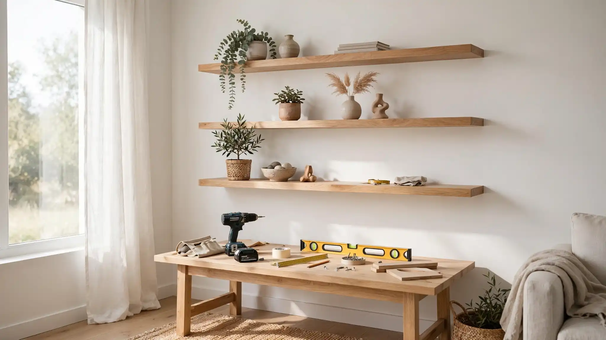 How to Make DIY Floating Shelves