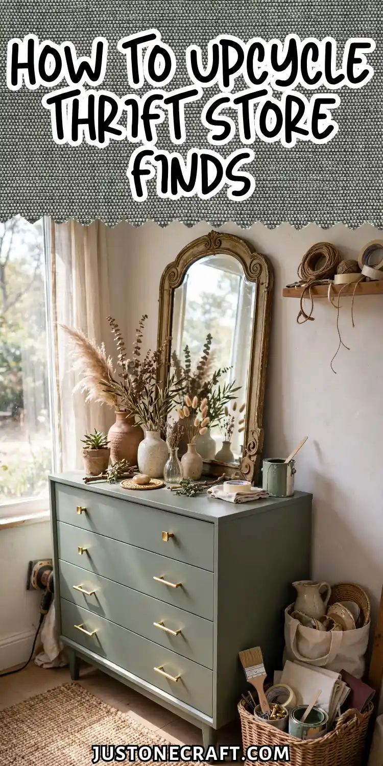 How to Upcycle Thrift Store Finds