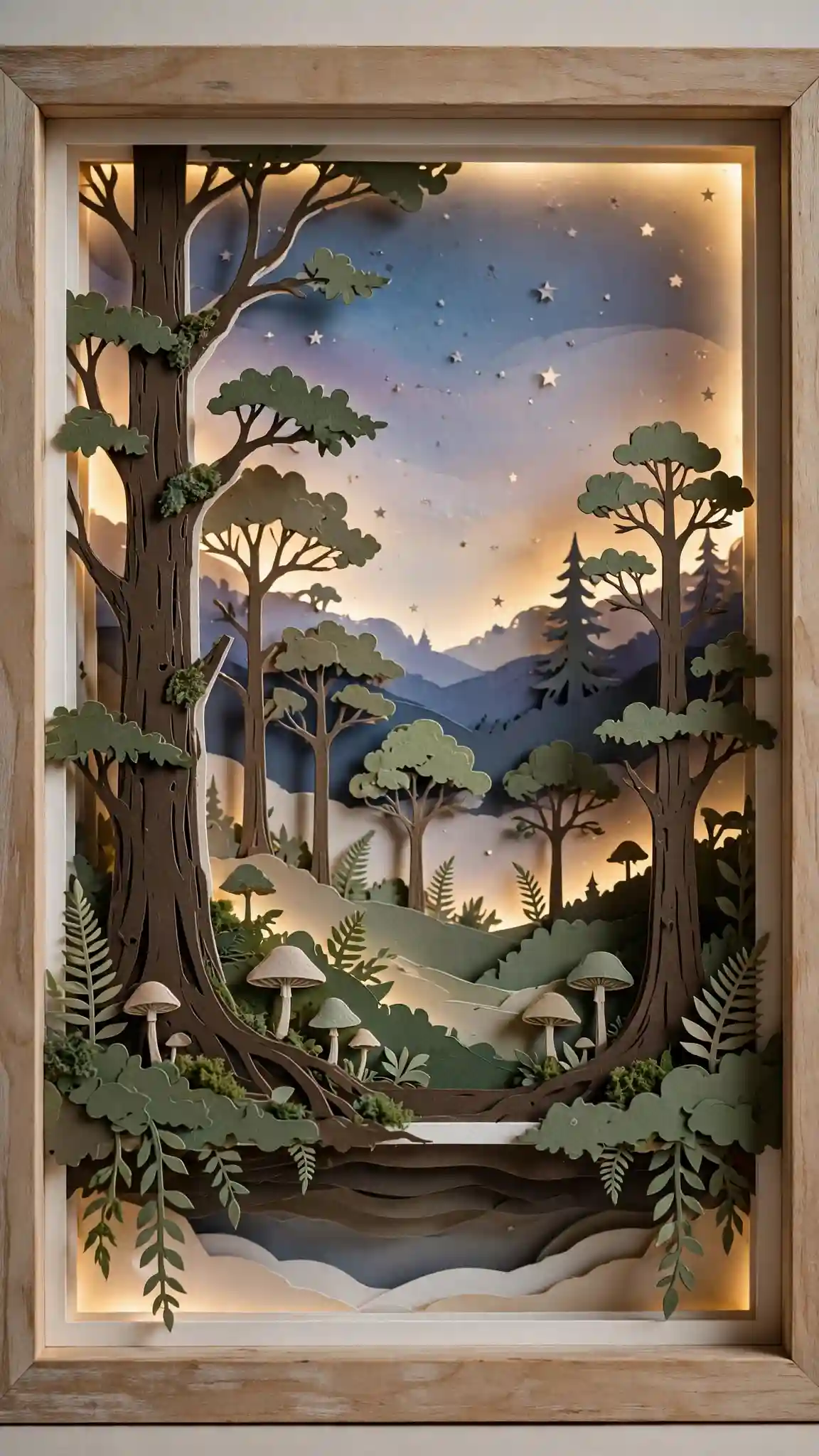 DIY Paper Wall Decor: 8 Easy & Stylish Ideas 9 Layered Paper Cut Shadow Box Scene