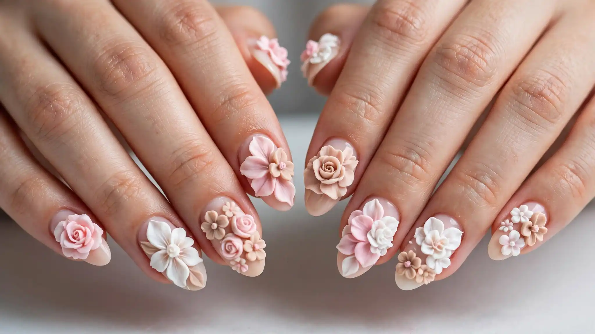 Make 3d Flowers on Nails