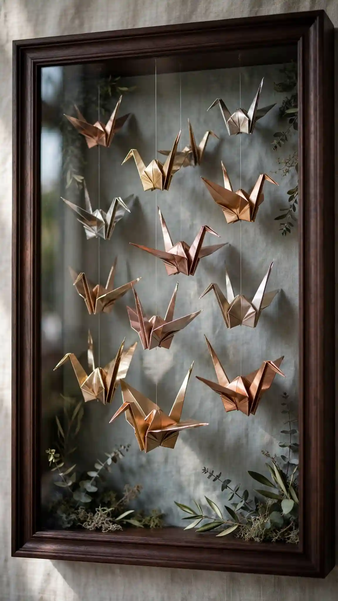 DIY Paper Wall Decor: 8 Easy & Stylish Ideas 6 Origami Crane Mobile Wall Art
